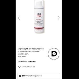 EltaMD UV Clear Broad Spectrum SPF 46 1.7oz